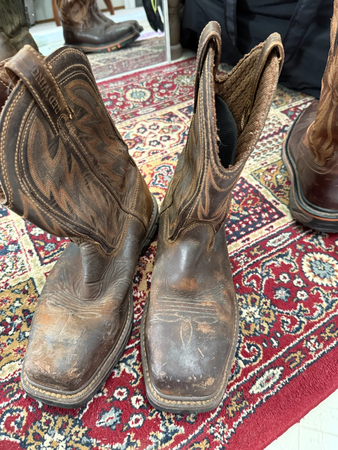 RED WING 2204 STEEL TOE BOOTS
