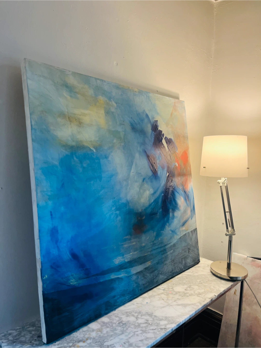Oil Abstract Painting 40” x 40” - photo 2