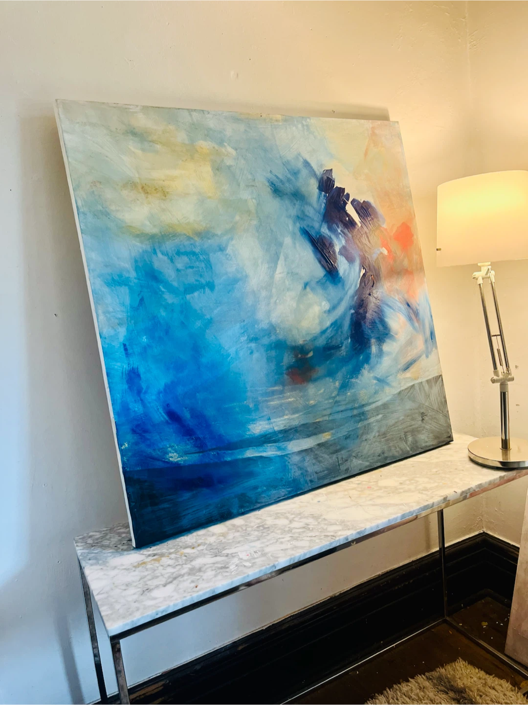 Oil Abstract Painting 40” x 40” - photo 3