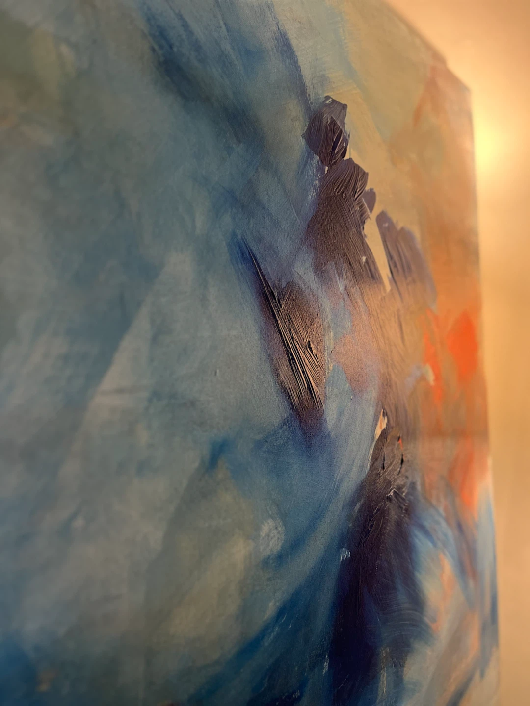 Oil Abstract Painting 40” x 40” - photo 4