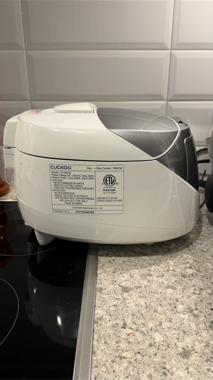 Cuckoo Rice Cooker/Warmer CR-0632F - photo 3