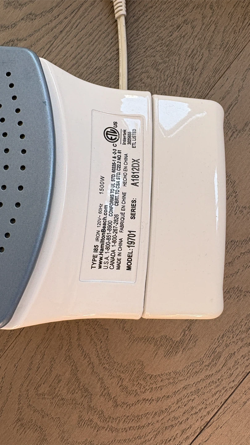 Hamilton Beach Steam Iron - photo 3