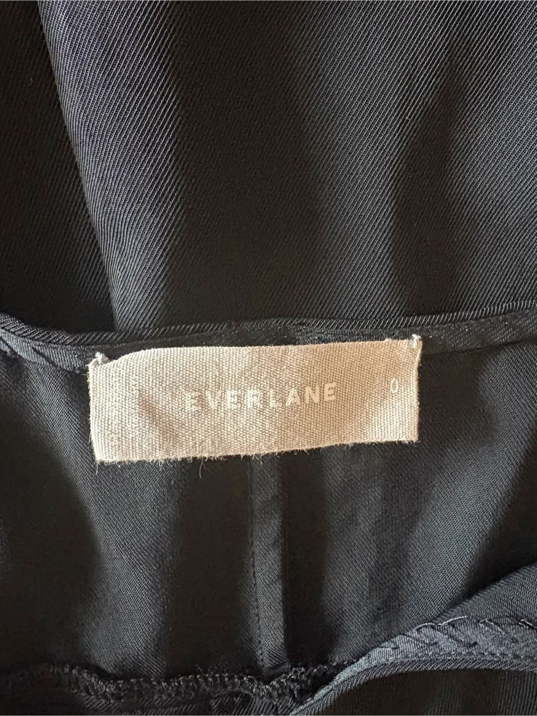 Everlane Black Spaghetti Strap Midi Dress Size 0 - photo 3