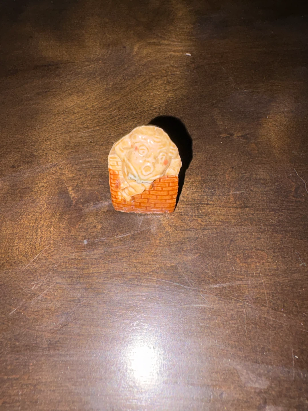 Miniature Figurine of a Person in a Basket - photo 2