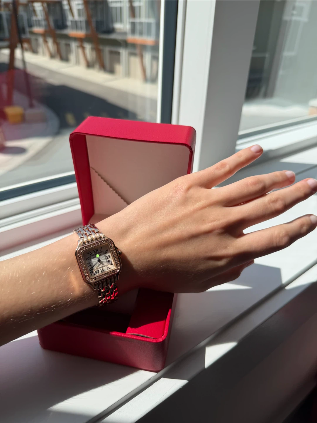 Rose Gold Watch with Diamonds - photo 2