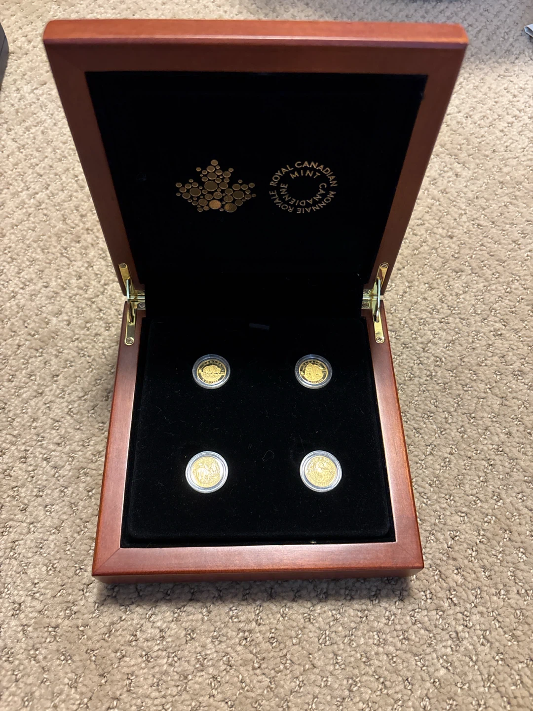 Royal Canadian Mint 2014 $5 Pure Gold Coins (4-coin set)