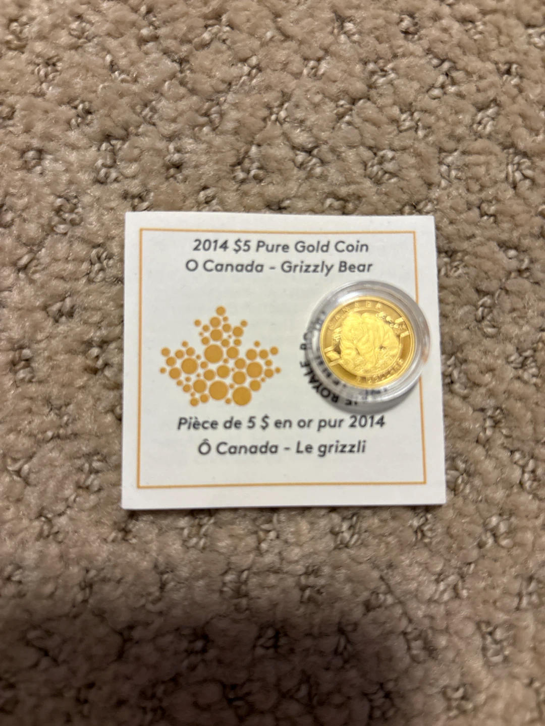Royal Canadian Mint 2014 $5 Pure Gold Coins (4-coin set) - photo 5