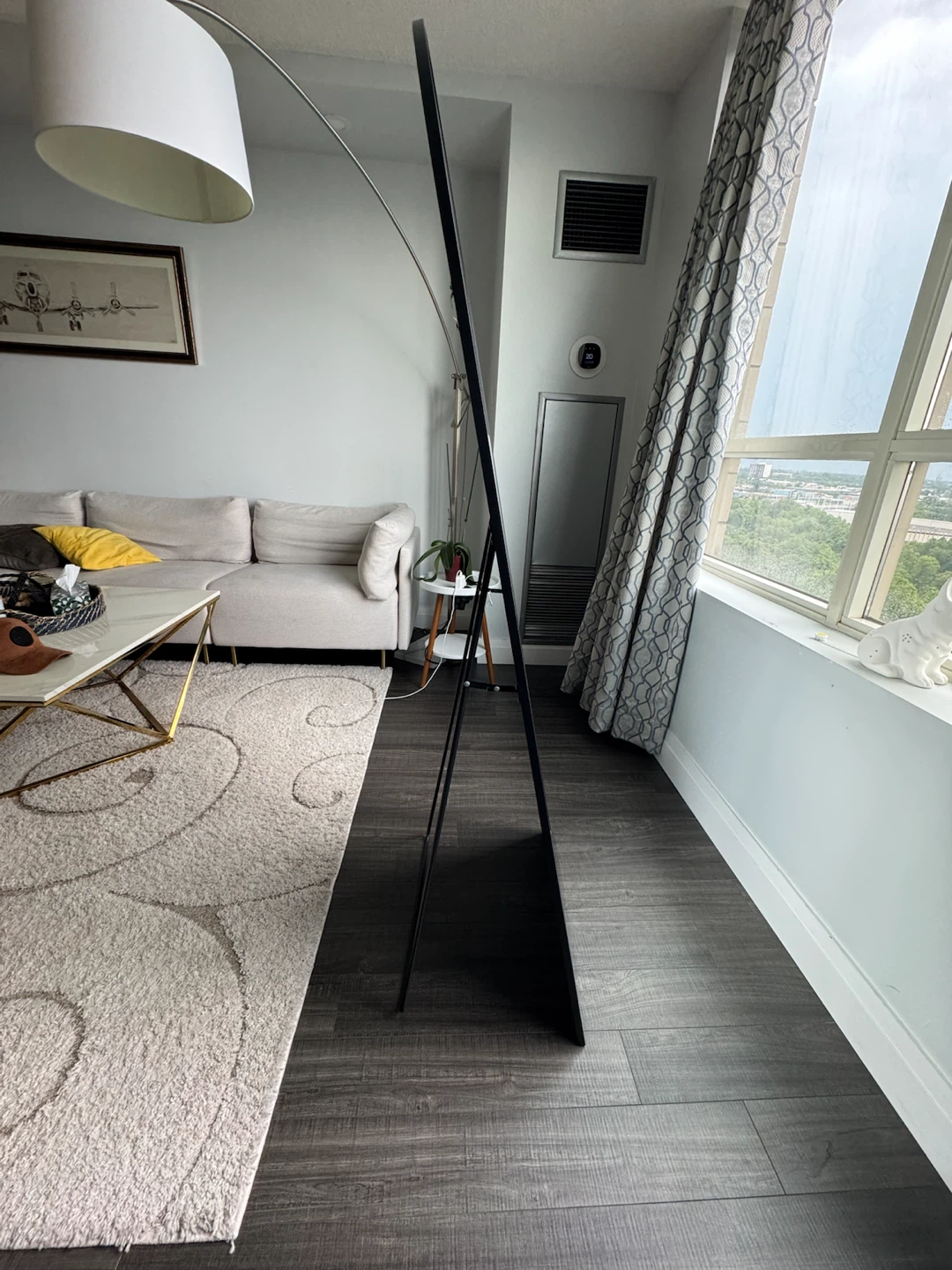 Arched Full Length Mirror 65" x 24" - photo 2