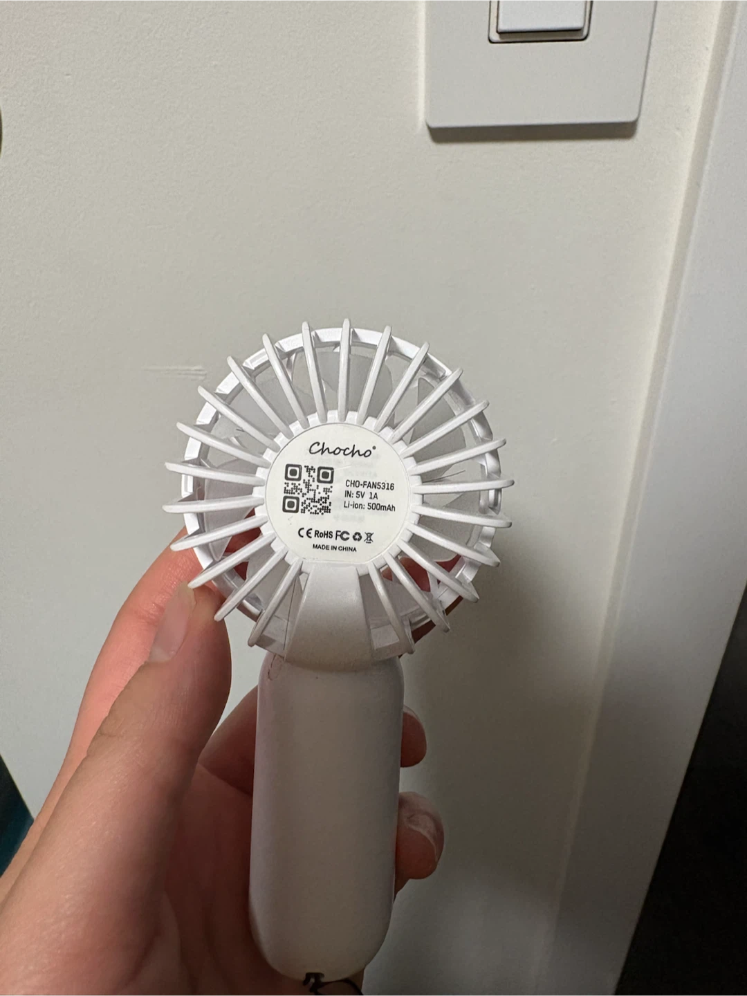 Chocho Rechargeable Handheld Fan - photo 2