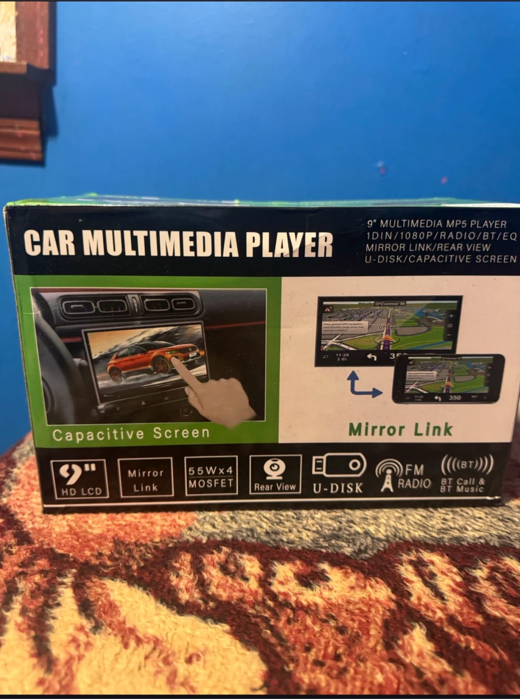 9" Car Multimedia MP5 Player with Capacitive Screen