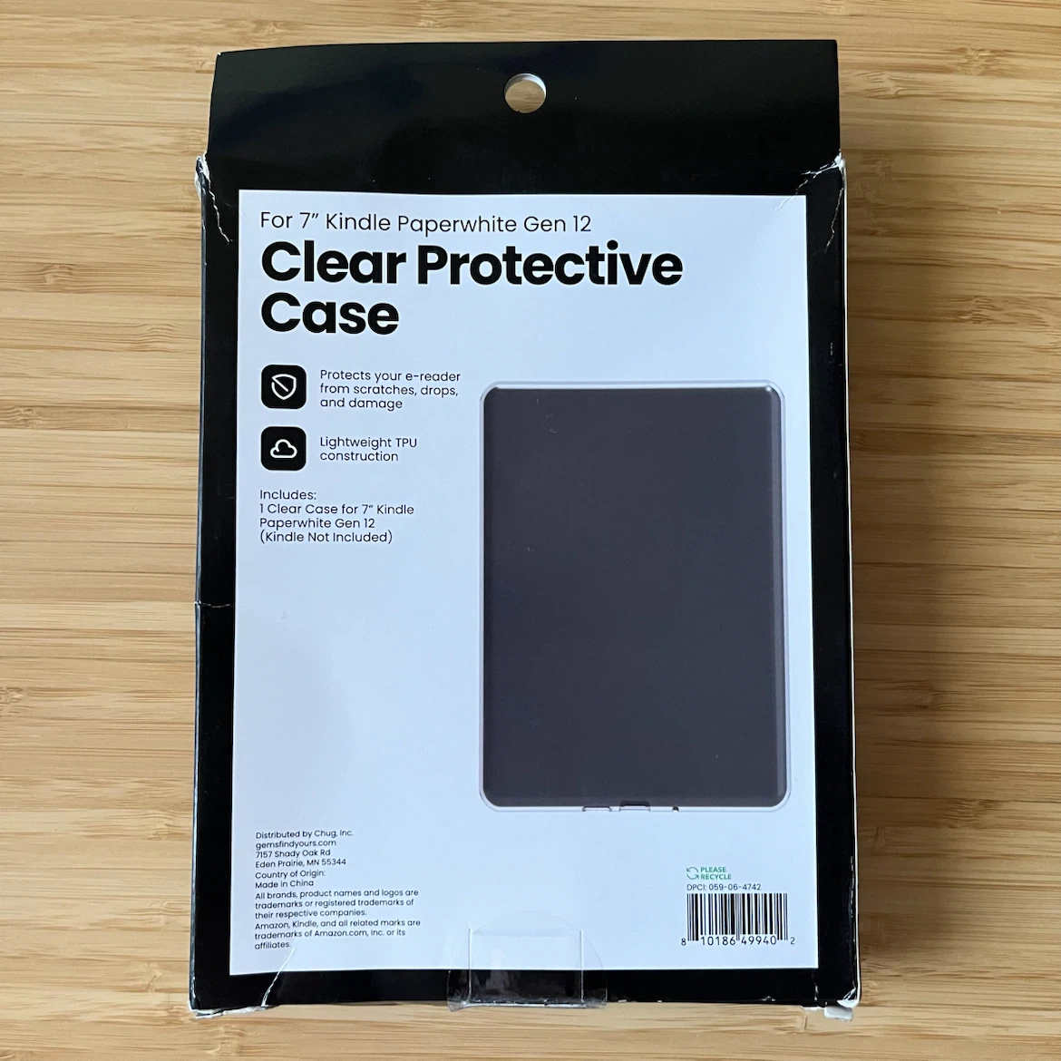 Gems 7" Kindle Paperwhite Gen 12 Case - Clear - photo 2
