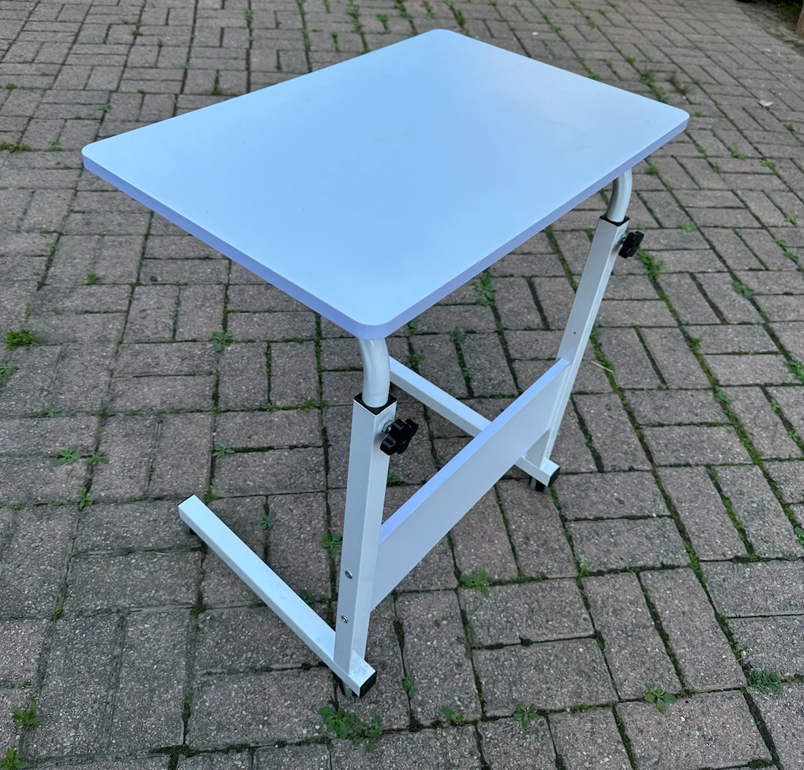 Adjustable Height Rolling Table - like 🆕 - photo 4