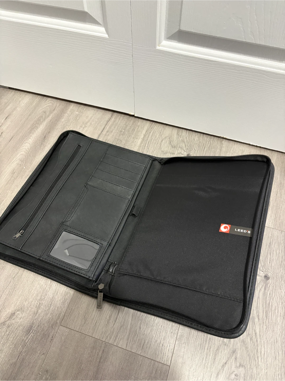 Black Leather Portfolio / Organizer