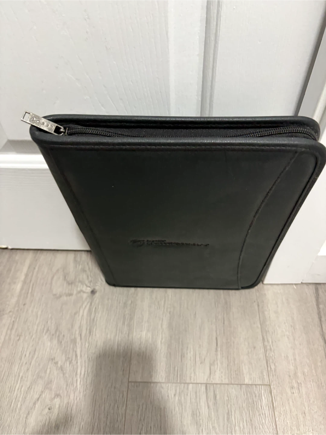 Black Leather Portfolio / Organizer - photo 3