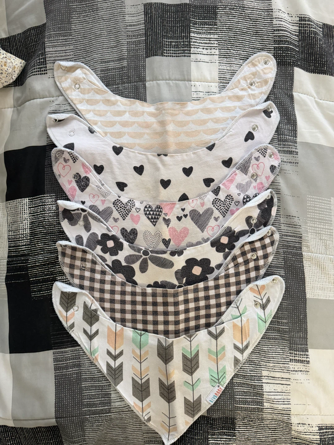 Baby Bandana Bibs - 5 Pack