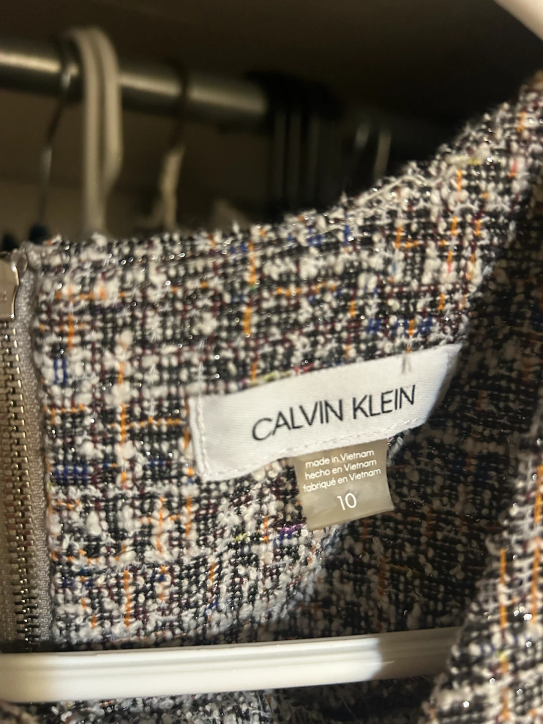 Calvin Klein Tweed Dress Size 10 - photo 2