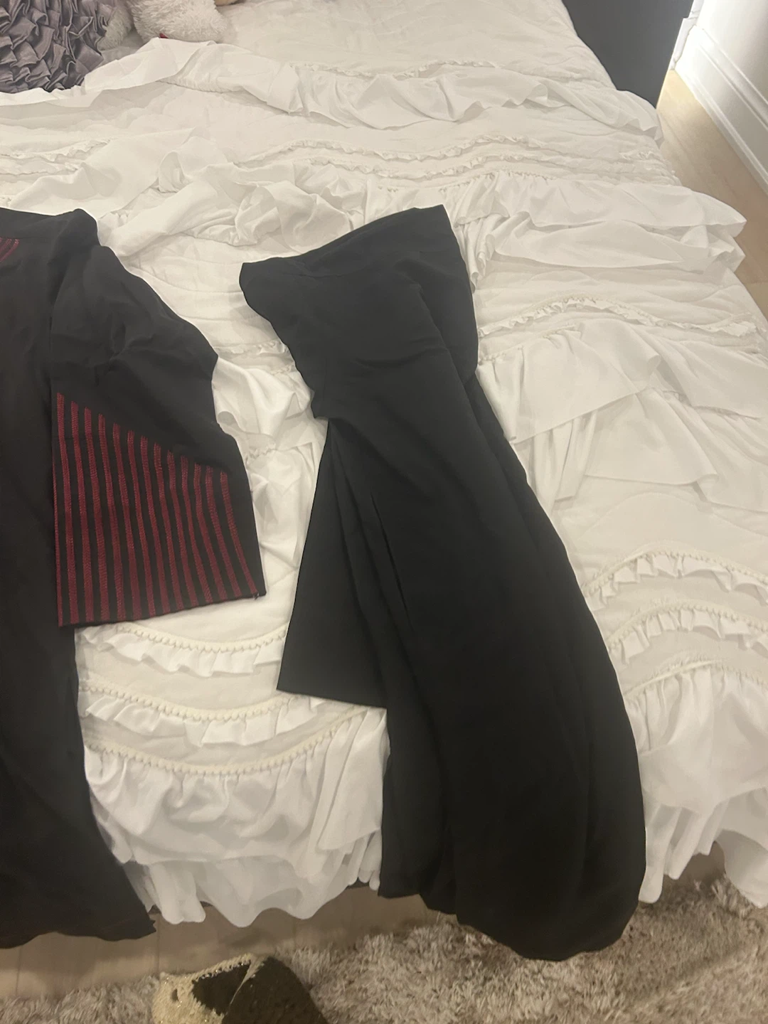 Black Thobe with Red Embroidery Afghani man - photo 4