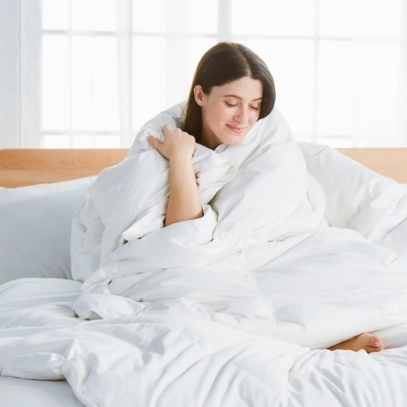Avocado White Goose Down Duvet King Size - photo 2