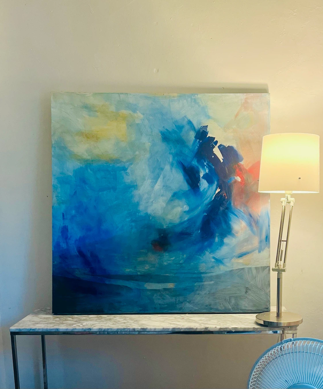 Oil Abstract Painting 40” x 40” - photo 5