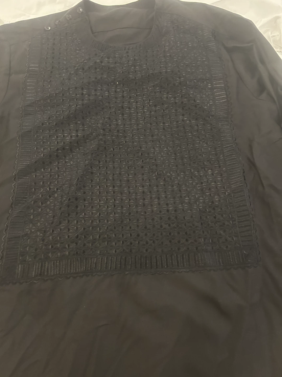 Black Men's Kurta Shirt - photo 2