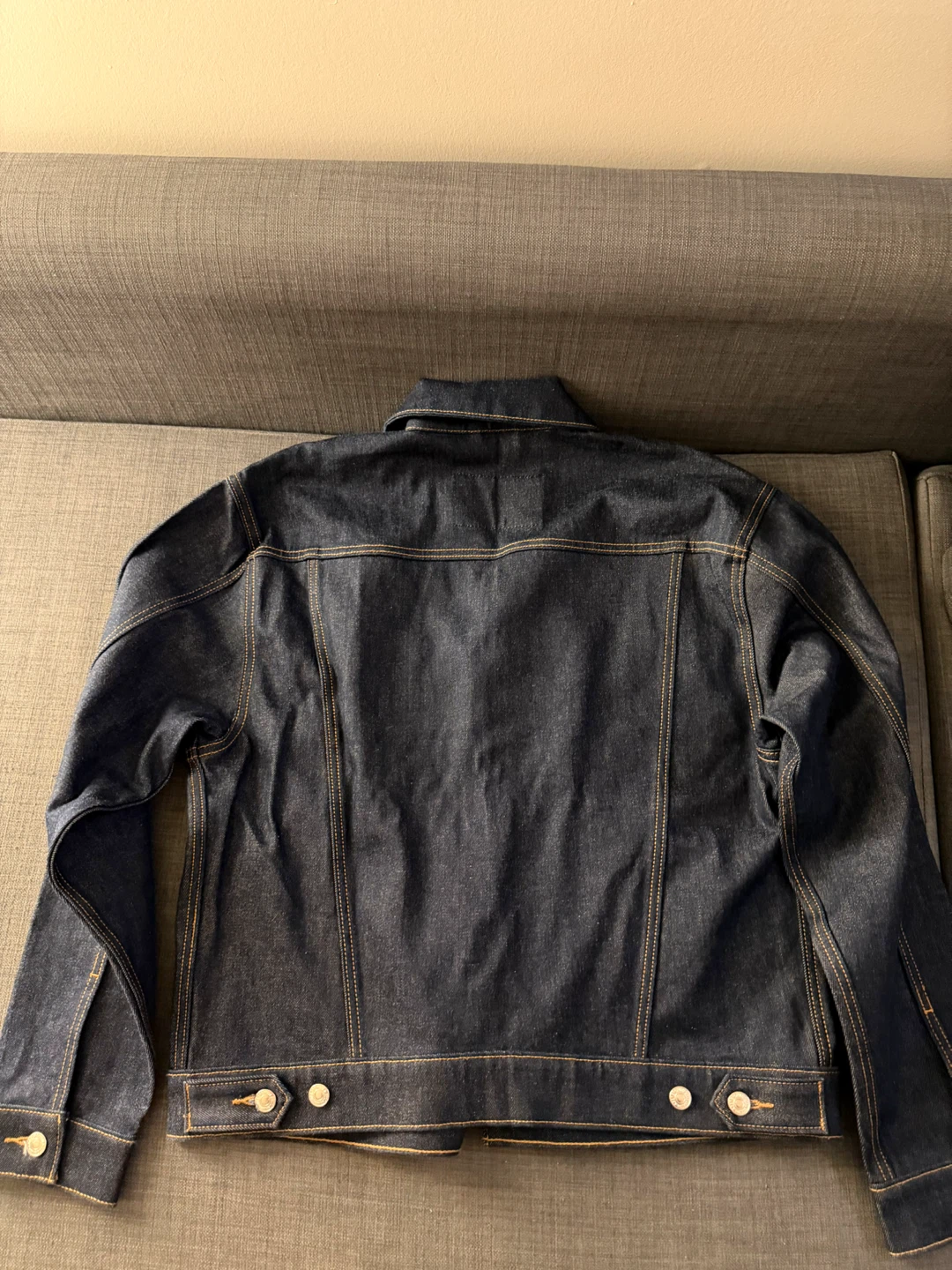 Abercrombie Cropped Denim Trucker Jacket