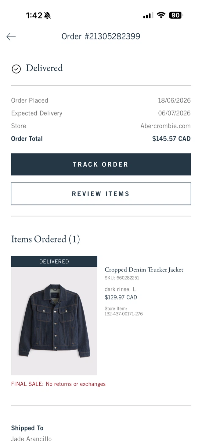 Abercrombie Cropped Denim Trucker Jacket - photo 4