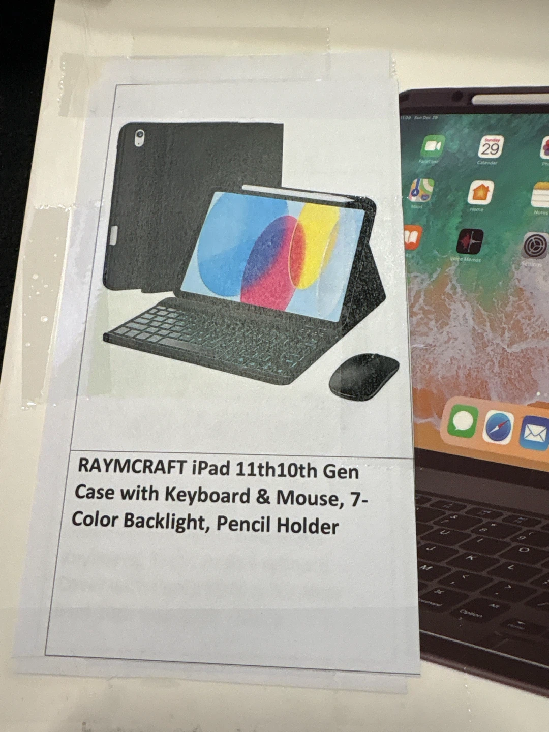 RAYMCRAFT iPad 11th/10th Gen Case with Keyboard & Mouse - photo 2