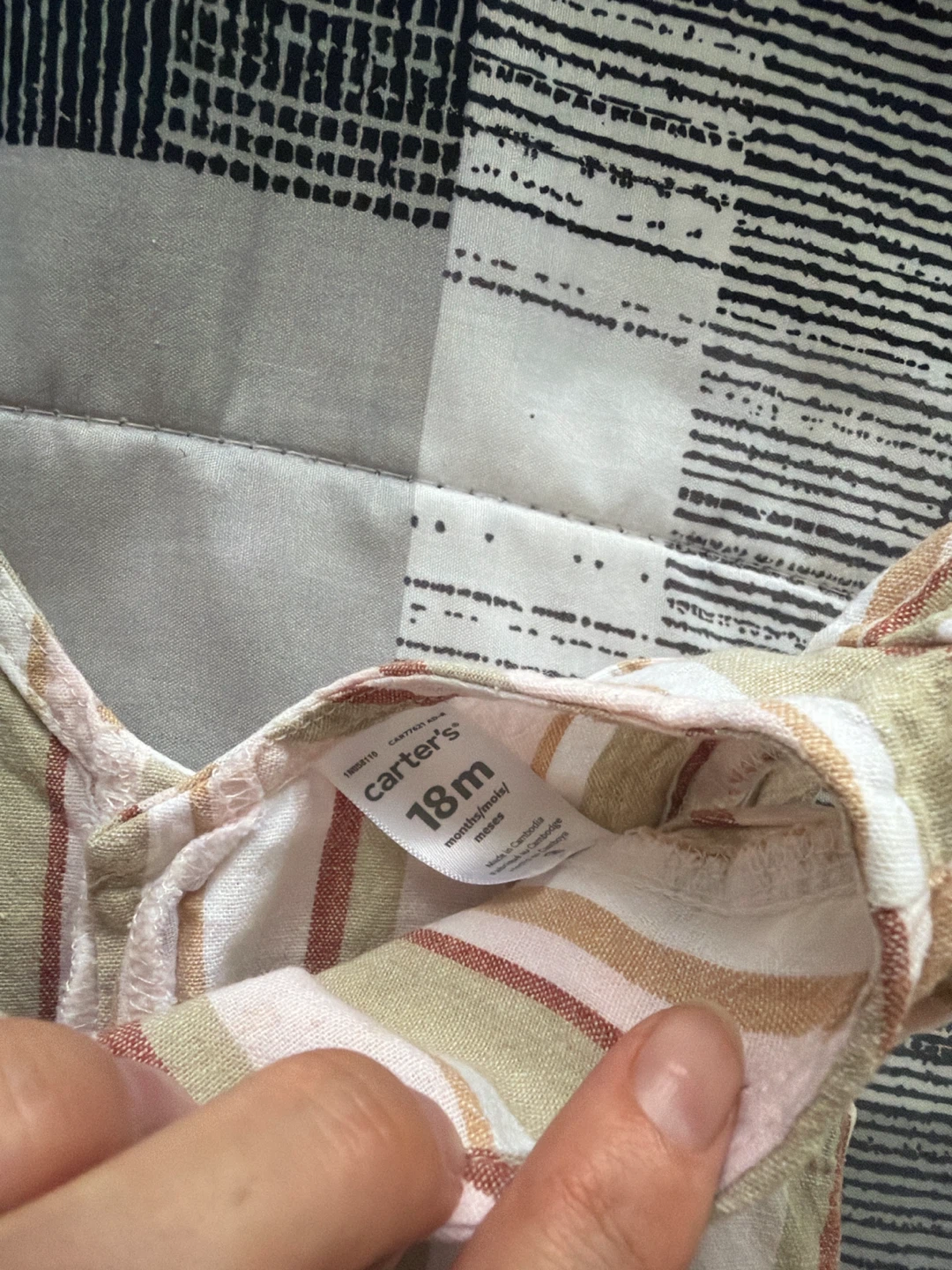 Carter's Striped Romper - 18 Months - photo 2