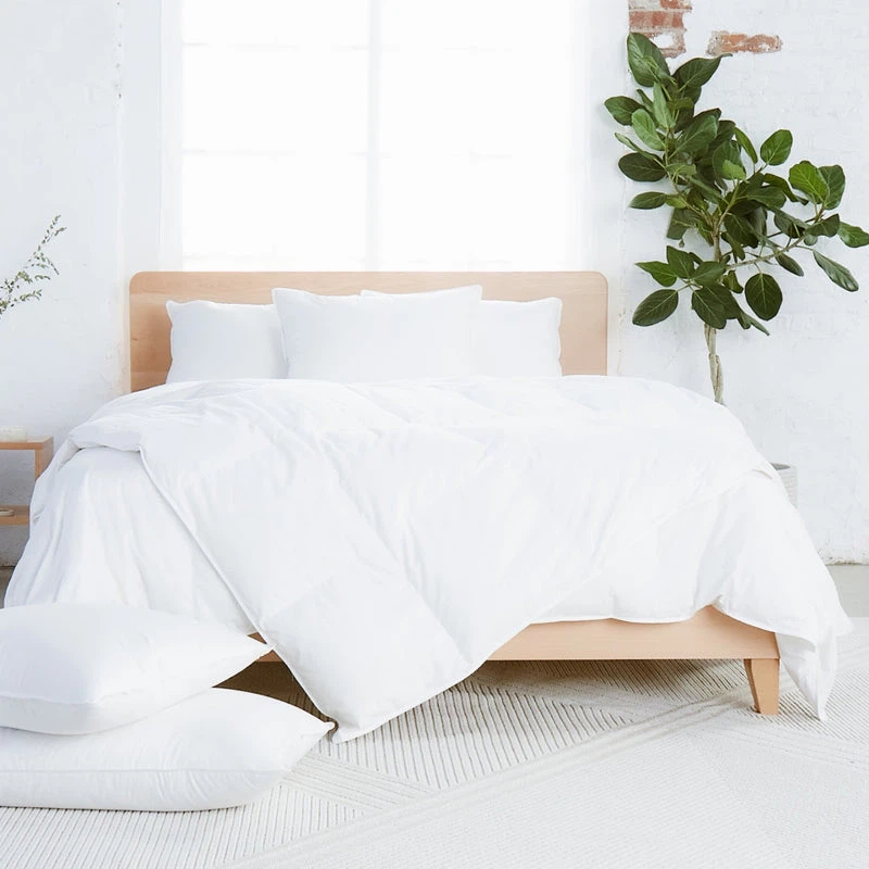 Avocado White Goose Down Duvet Queen Size
