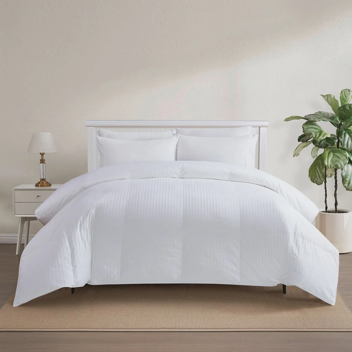 Avocado White Goose Down Duvet Queen Size - photo 2