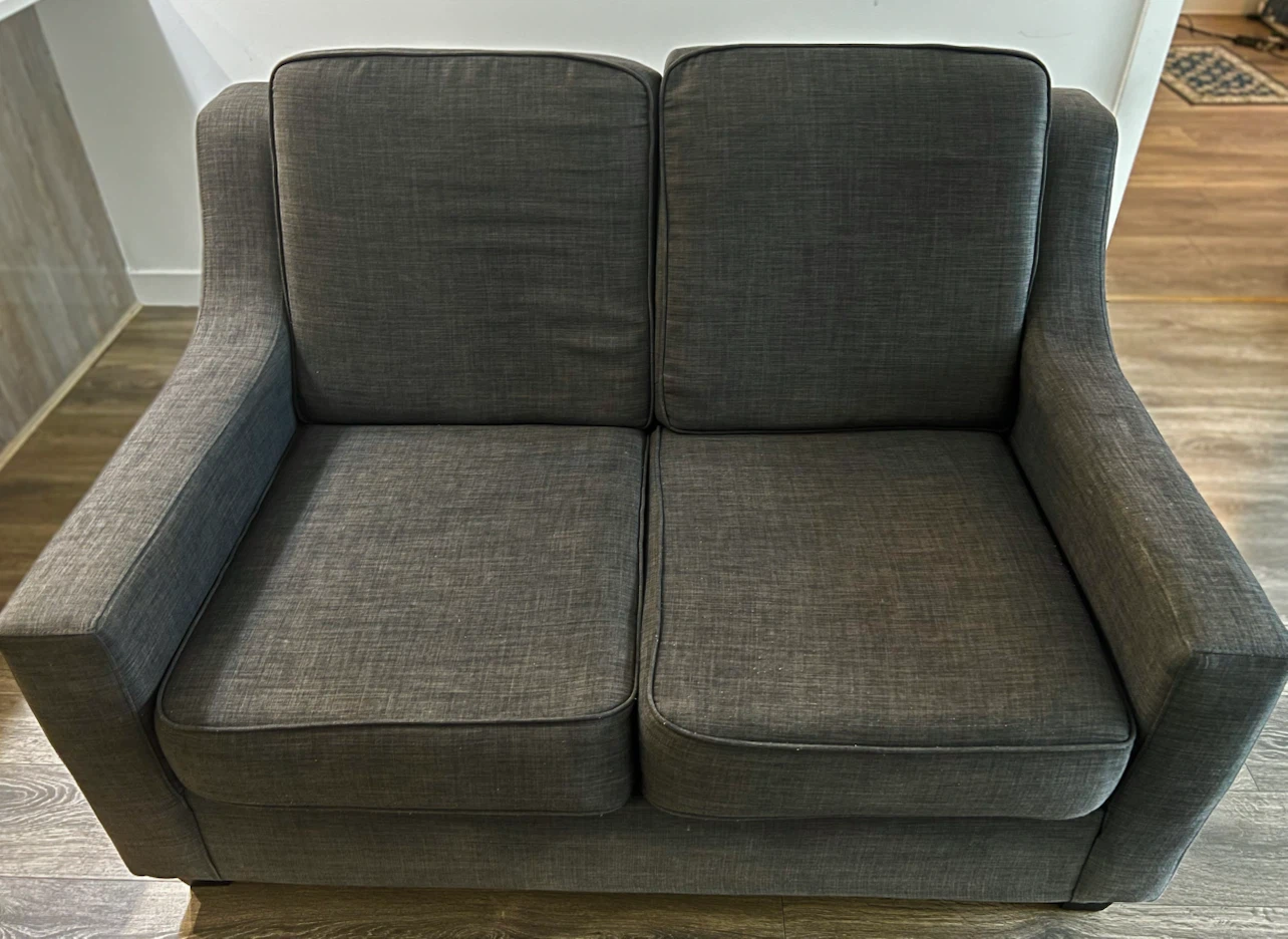 Dark Grey Loveseat - photo 2