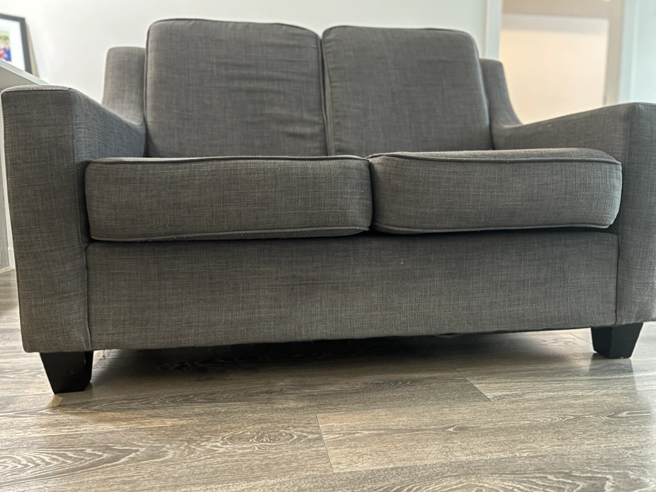 Dark Grey Loveseat - photo 3