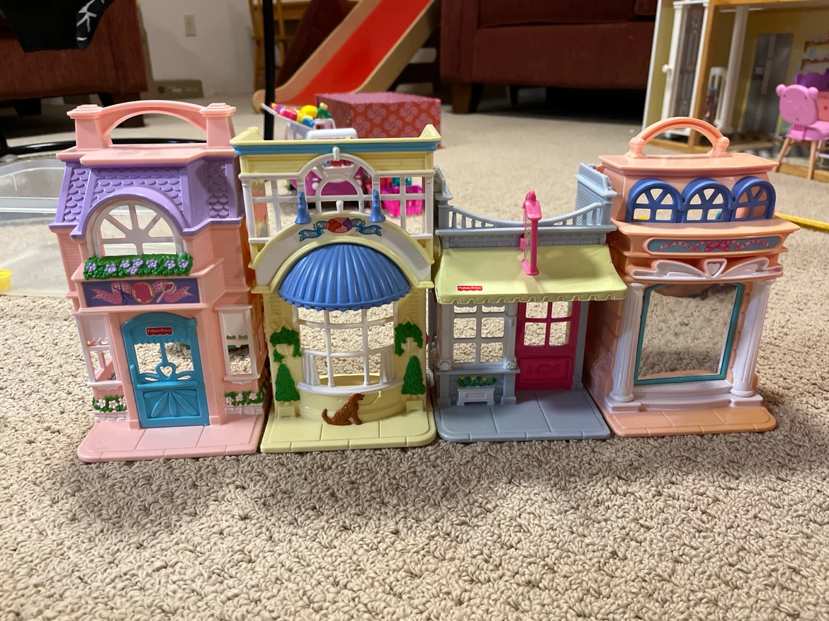 2 Vintage 2001 sweet streets dollhouses (Mattel/fisher price) - photo 5