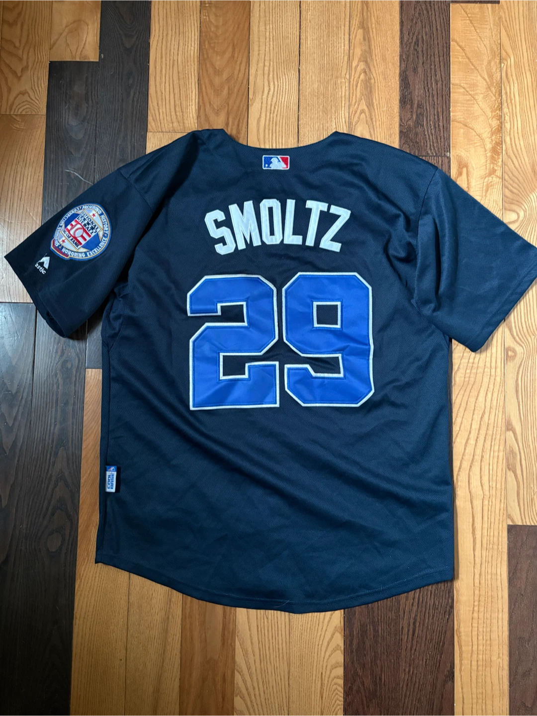 Atlanta Braves John Smoltz jersey 40 MLB hall of fame patch - photo 4
