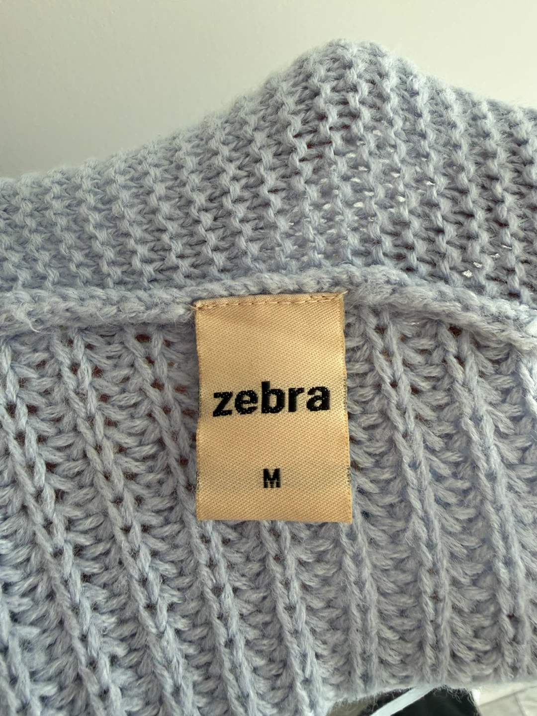 Zebra Blue Knit Cardigan - photo 4