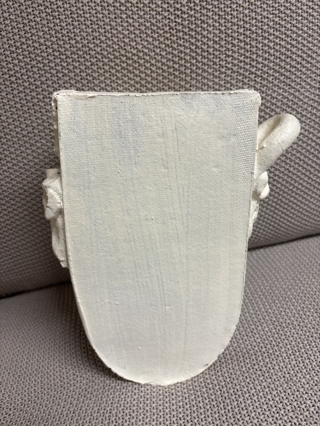 Hand-Painted White Ceramic Pot - photo 3