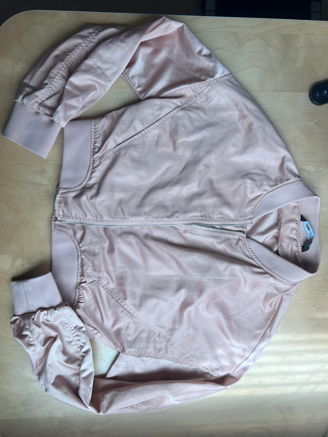 Zara Pink Bomber Jacket Size XS - photo 2