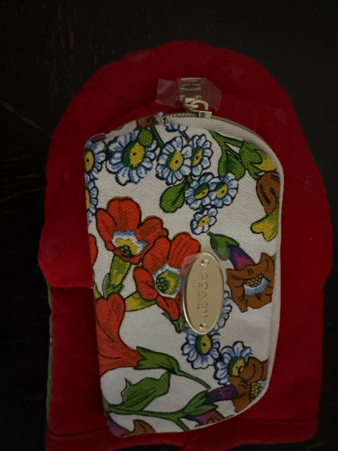 Coach Floral Cosmetic Pouch