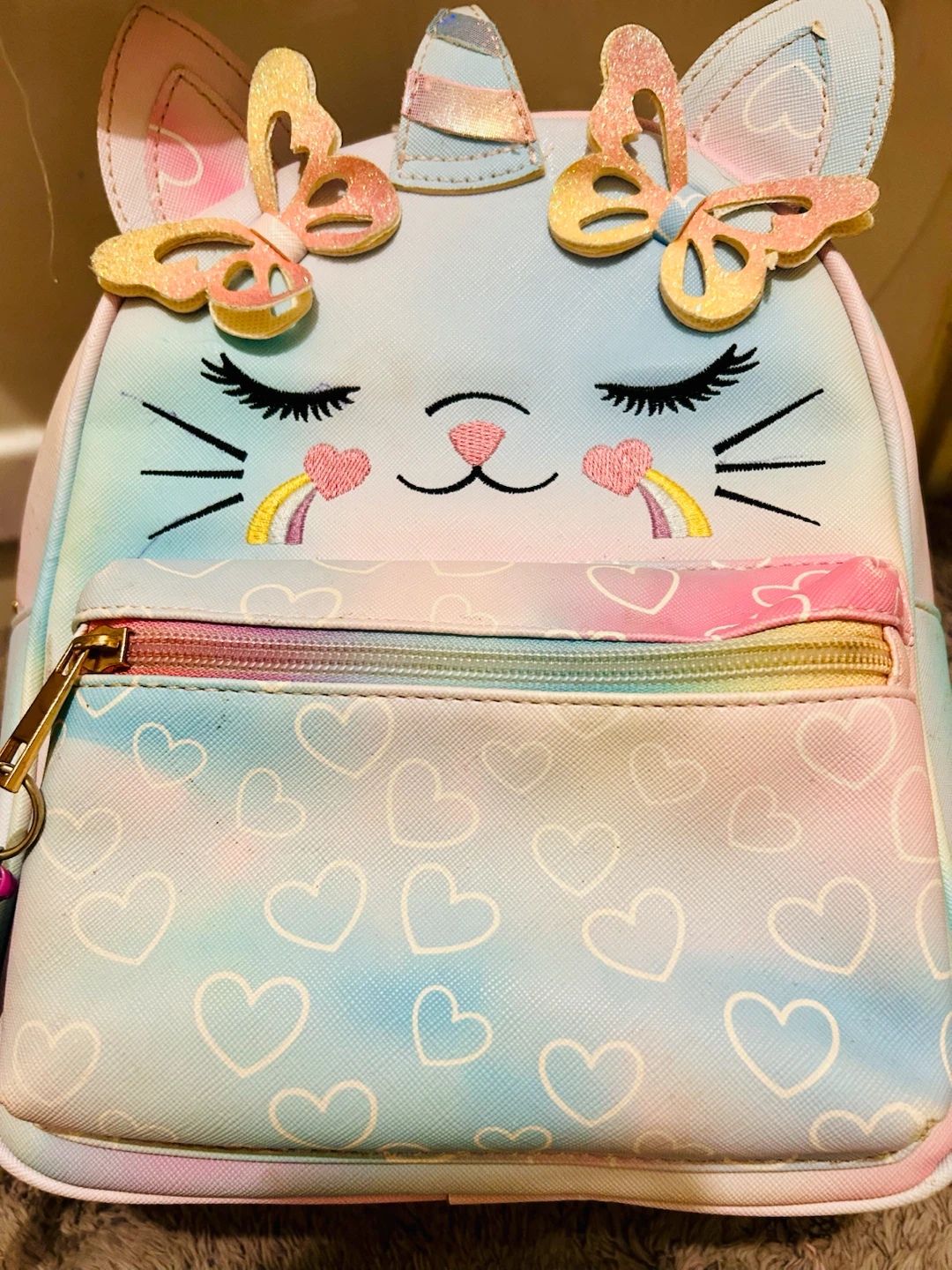 Kids Cat Unicorn Backpack