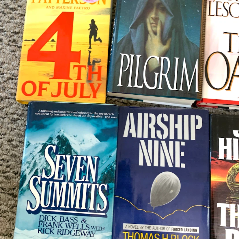 Mystery Thriller Books Hardcover Novels Fiction $1 Each Book - photo 4