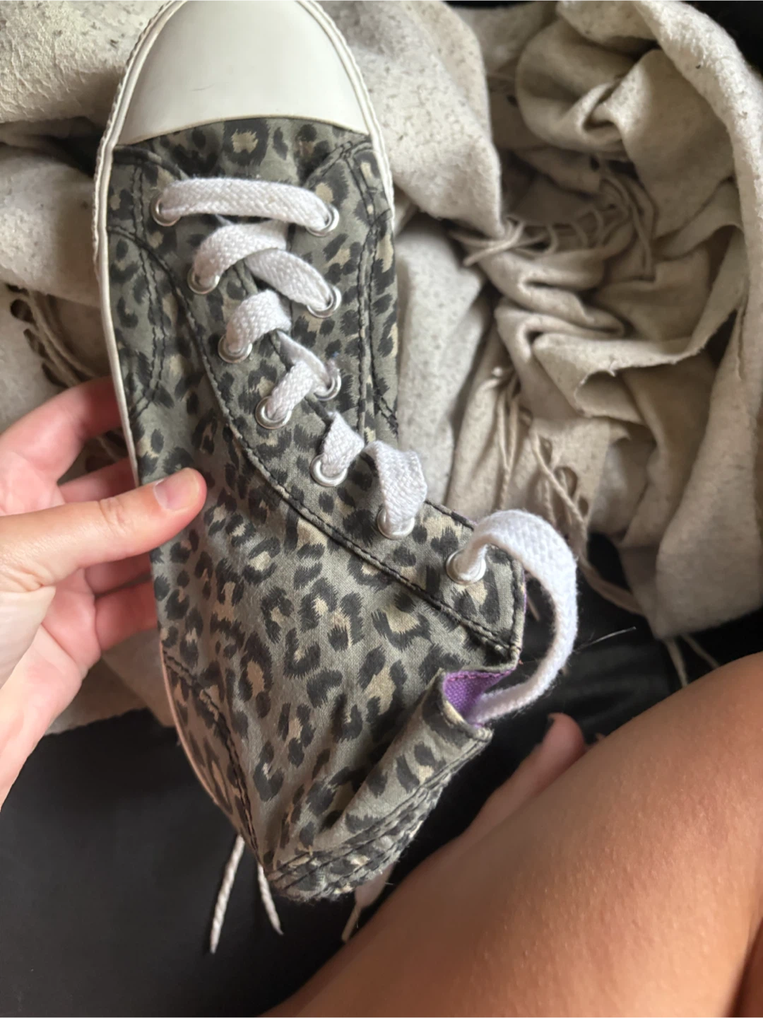 Airwalk Leopard Print Sneakers