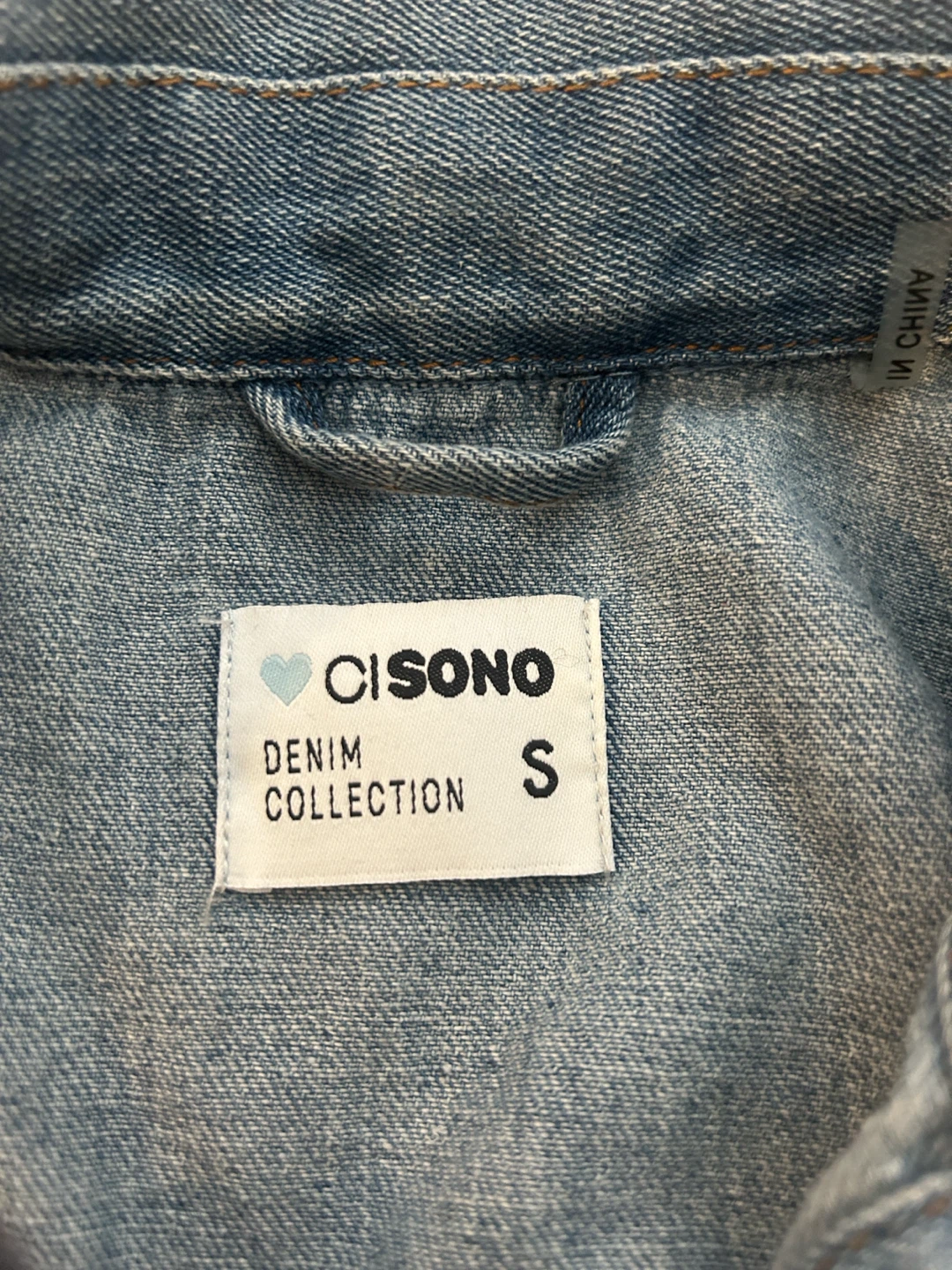 CISONO Denim Jacket Size S - photo 2