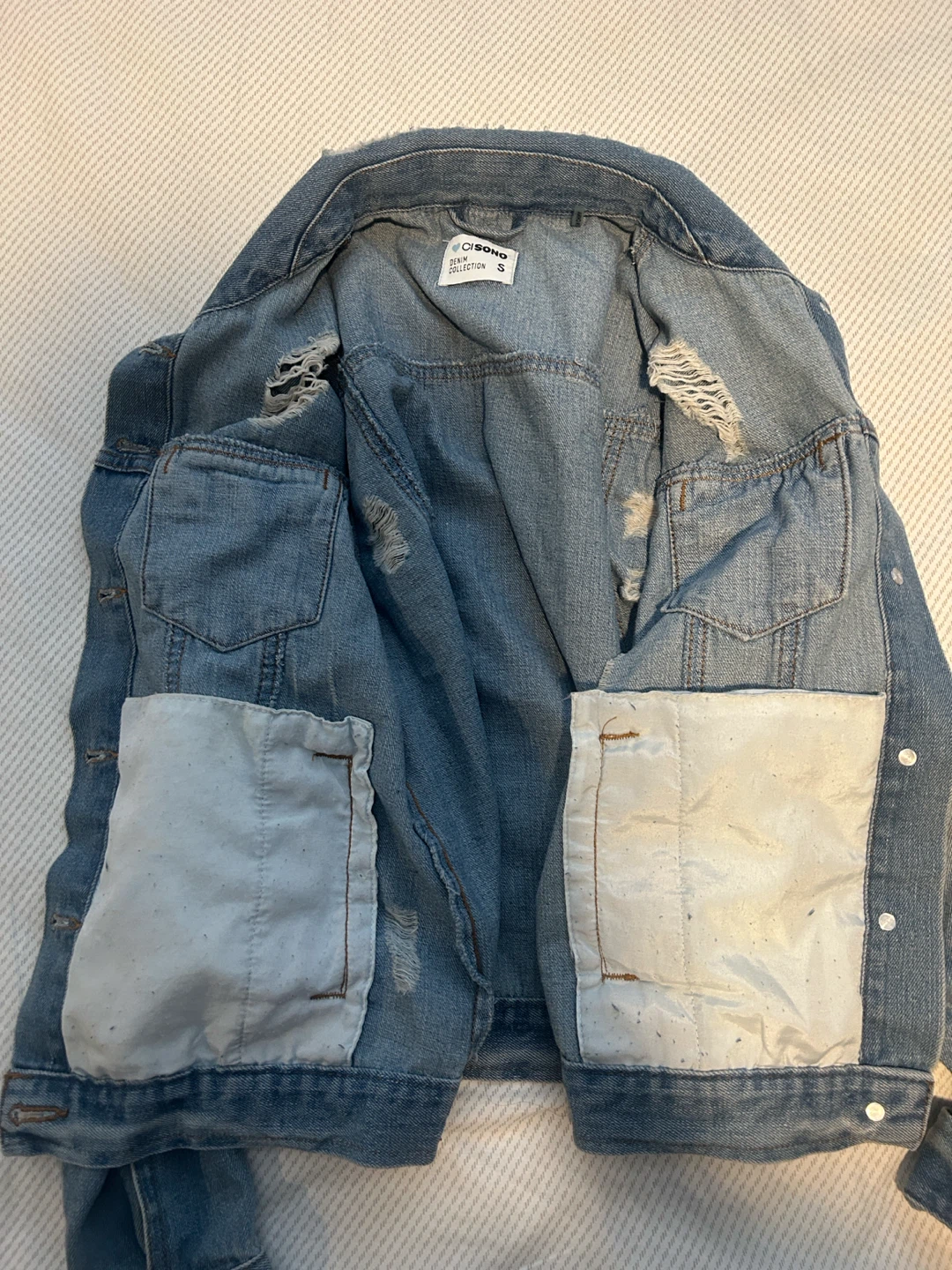 CISONO Denim Jacket Size S - photo 3
