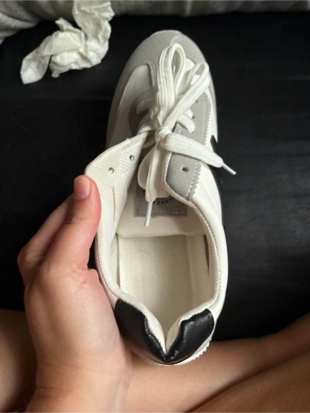 White and Grey Sneakers - photo 2
