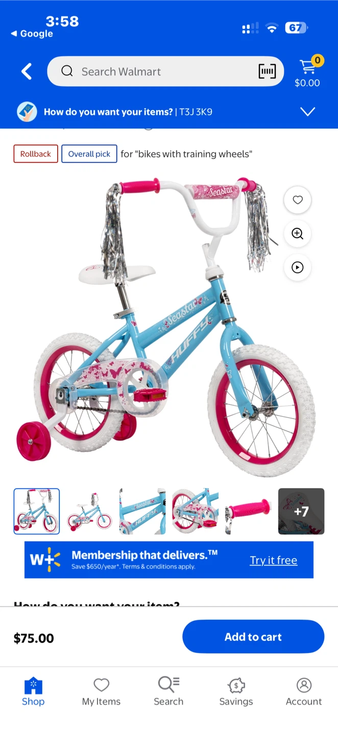 14-inch Girls' Bike