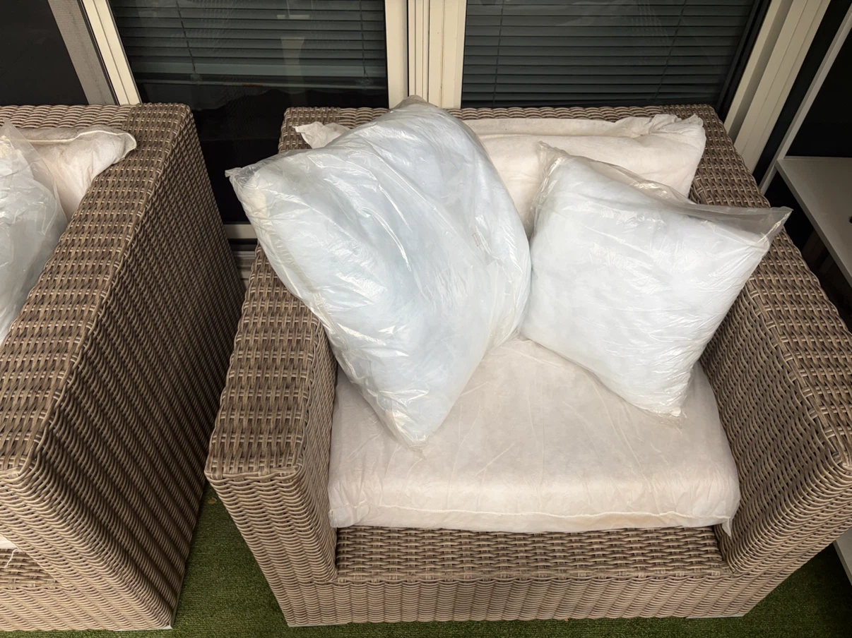 Wicker Armchair with Cushions - photo 4