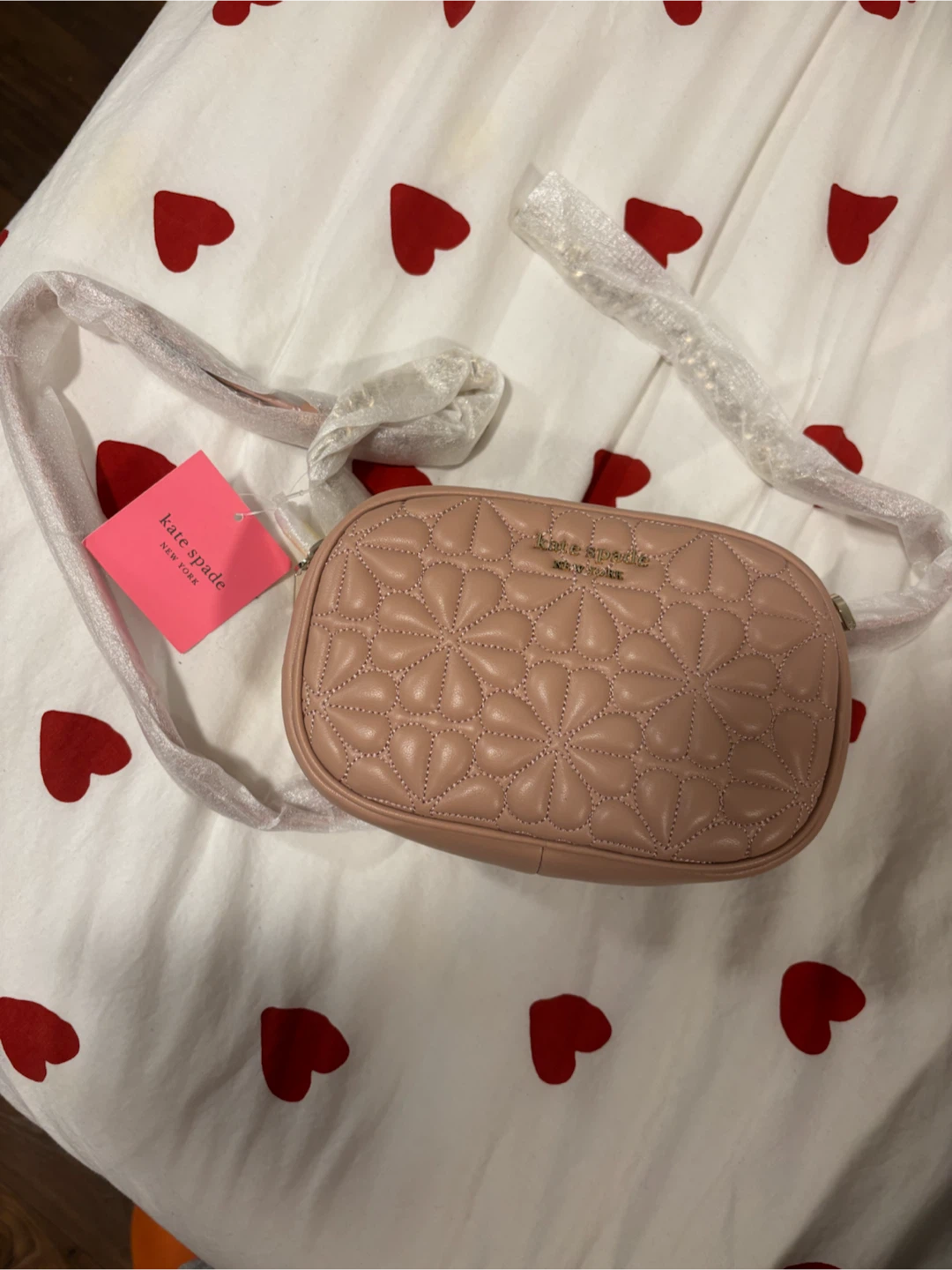 Kate Spade Quilted Leather Bag - Pale Pink