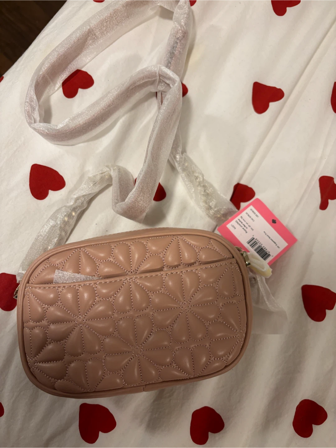 Kate Spade Quilted Leather Bag - Pale Pink - photo 3