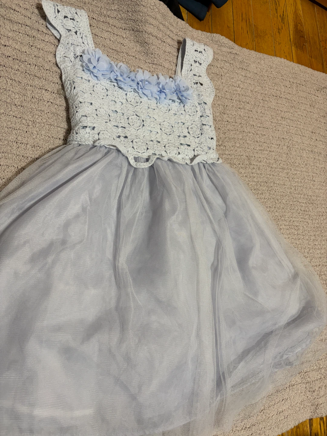 Badgley Mischka Girls Dress Size 6 Blue