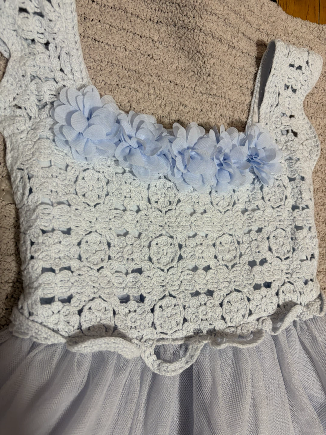 Badgley Mischka Girls Dress Size 6 Blue - photo 2